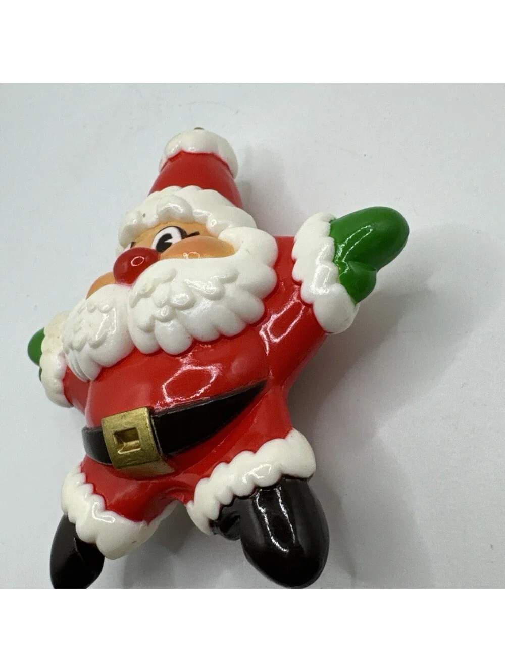 Hallmark Santa Star Keepsake Ornament Vintage 1984 Star Shaped